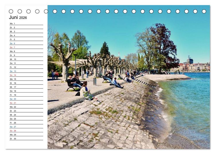 Produktbild: Konstanz - Ansichtssache (Tischkalender 2026 DIN A5 quer), CALVENDO Monatskalender