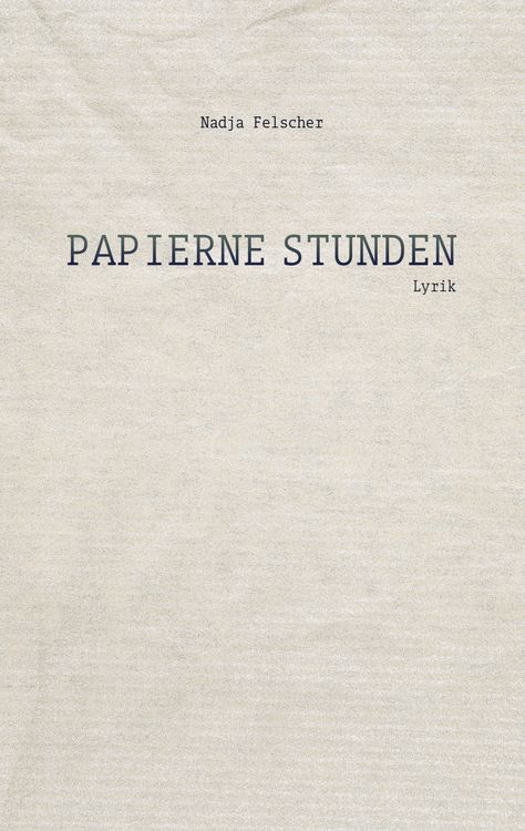 Produktbild: Papierne Stunden