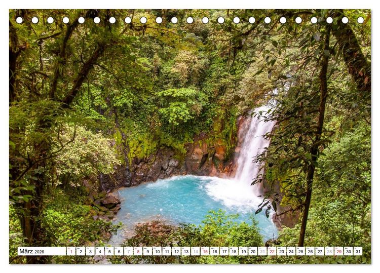 Produktbild: Costa Rica (Tischkalender 2026 DIN A5 quer), CALVENDO Monatskalender