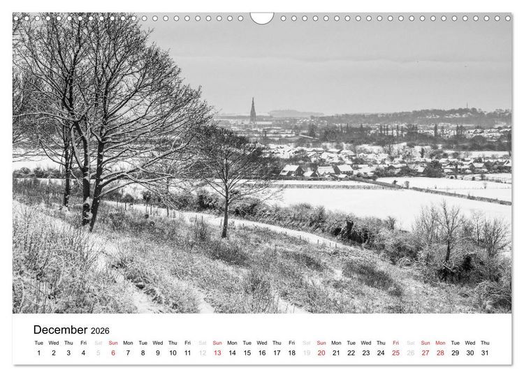 Produktbild: Stonehenge Sunsets & Salisbury Cathedral (Wall Calendar 2026 DIN A3 landscape), CALVENDO 12 Month Wall Calendar