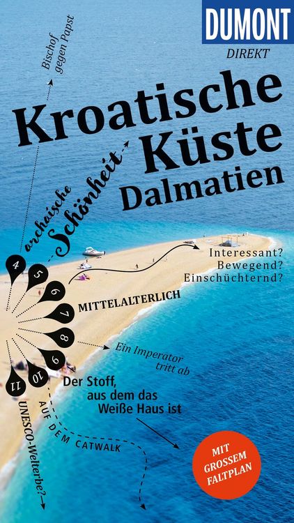 Produktbild: DUMONT direkt Reisef&uuml;hrer Kroatische K&uuml;ste Dalmatien