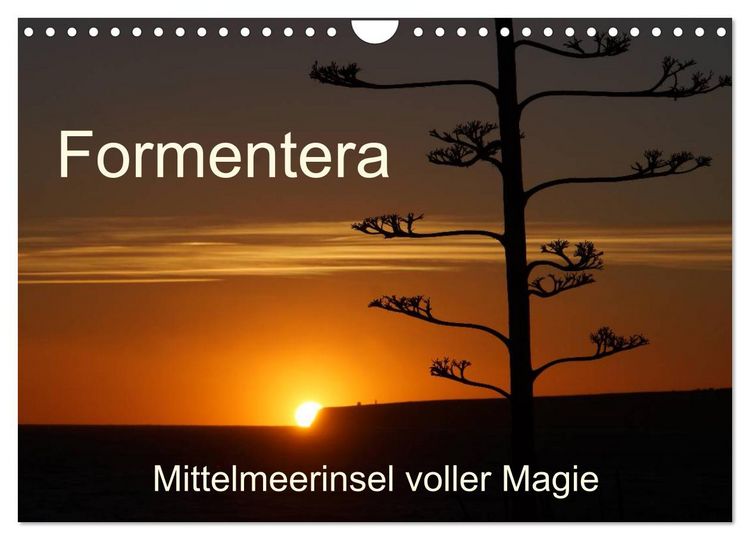 Produktbild: Formentera - Mittelmeerinsel voller Magie (Wandkalender 2026 DIN A4 quer), CALVENDO Monatskalender