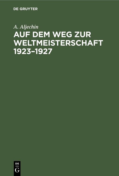 Produktbild: Auf dem Weg zur Weltmeisterschaft 1923-1927
