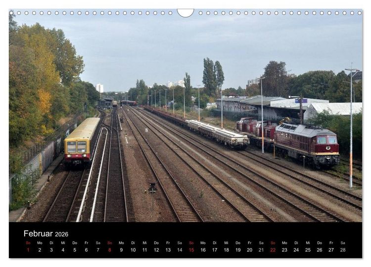 Produktbild: Auf Gleisen durch Berlin (Wandkalender 2026 DIN A3 quer), CALVENDO Monatskalender