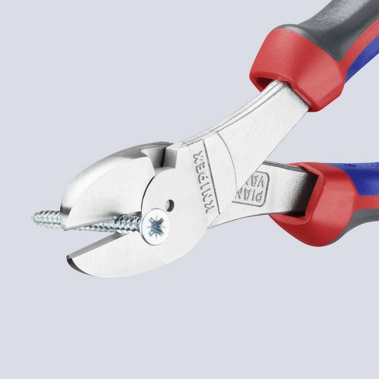 Produktbild: Knipex 74 05 180 Werkstatt Kraft-Seitenschneider mit Facette 180mm