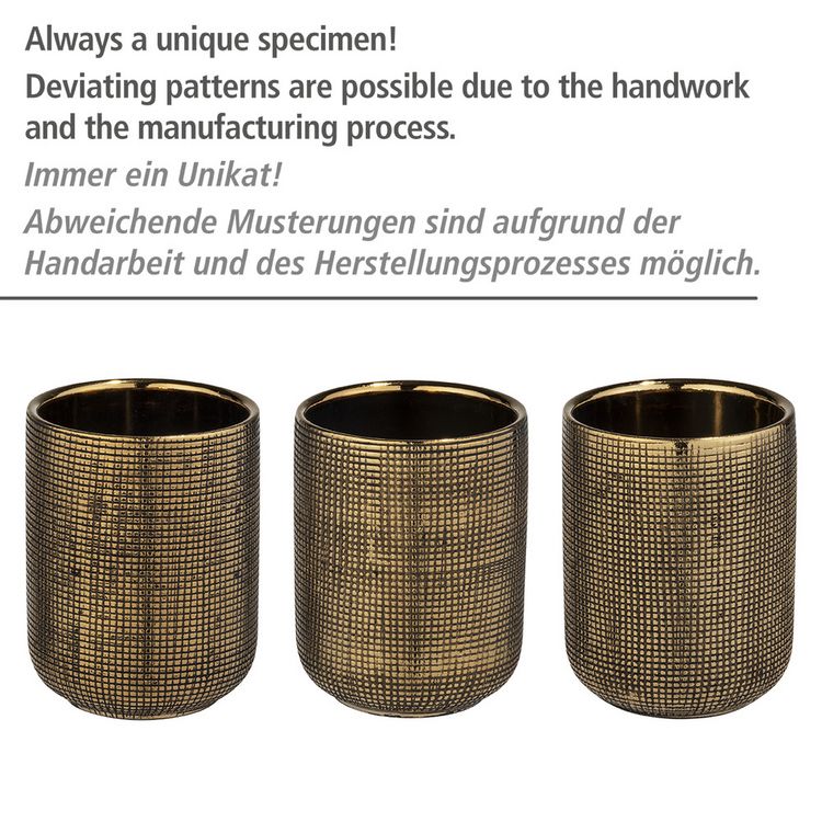 Produktbild: Keramik WC-Garnitur Mod. Rivara Gold, handbemalt