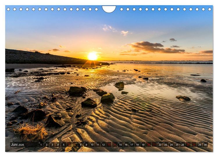 Produktbild: Wattenmeer Nordsee - Lichtstimmungen zwischen Land und Meer (Wandkalender 2026 DIN A4 quer), CALVENDO Monatskalender