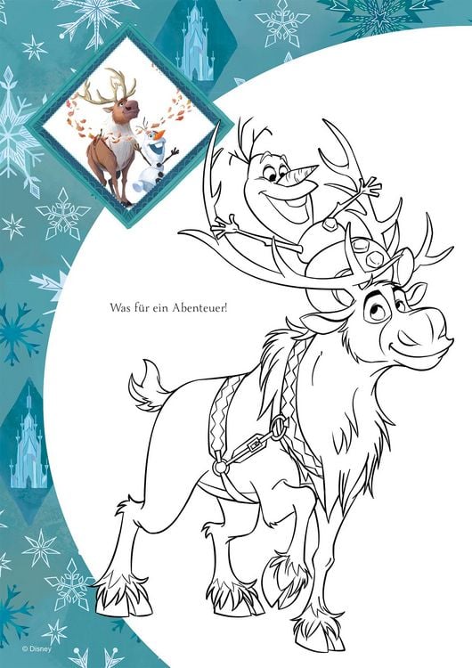 Produktbild: Disney Die Eisk&ouml;nigin: Zauberhafter Ausmalspa&szlig;