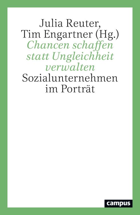 Produktbild: Chancen schaffen statt Ungleichheit verwalten