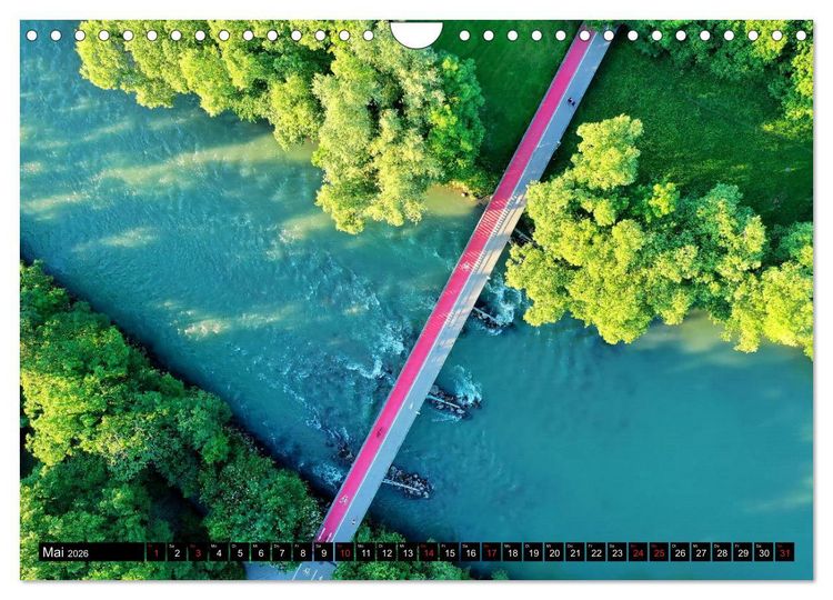 Produktbild: Kempten im Allg&auml;u, die &auml;lteste Stadt Deutschlands (Wandkalender 2026 DIN A4 quer), CALVENDO Monatskalender