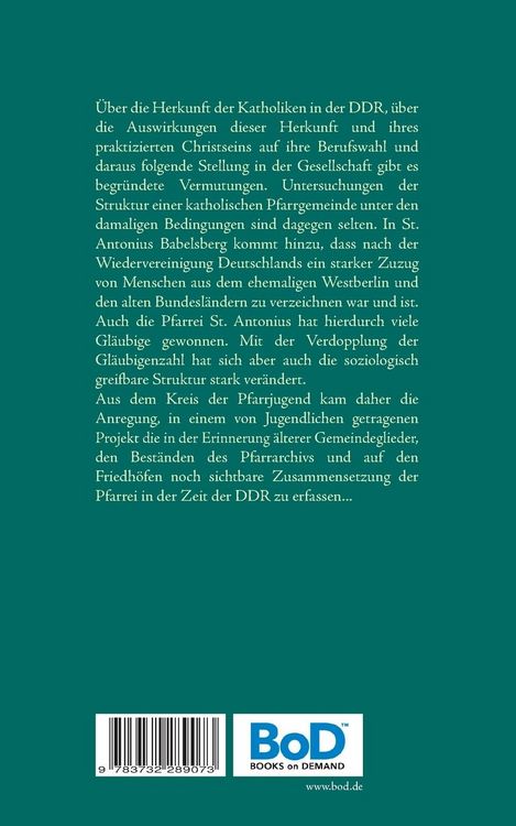 Produktbild: Babelsberger Katholiken in der DDR