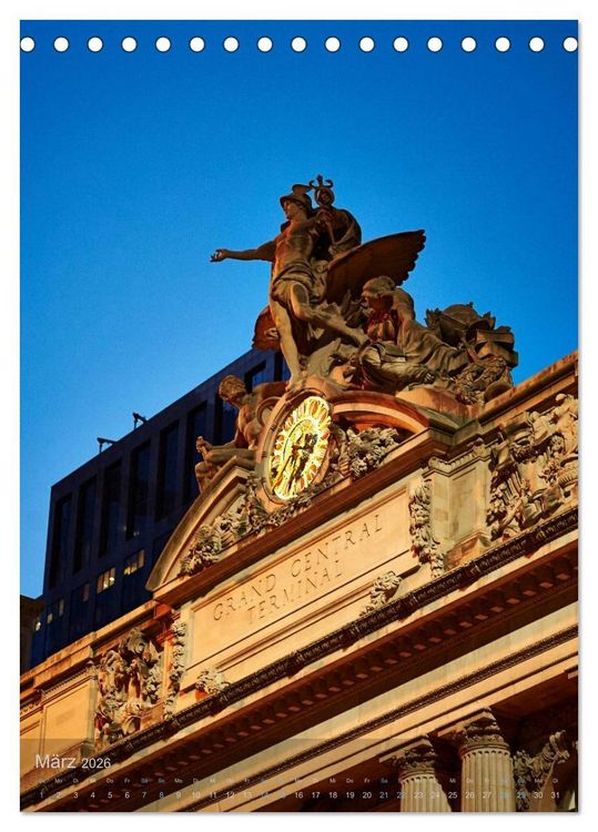Produktbild: New York - the WOW-city (Tischkalender 2026 DIN A5 hoch), CALVENDO Monatskalender