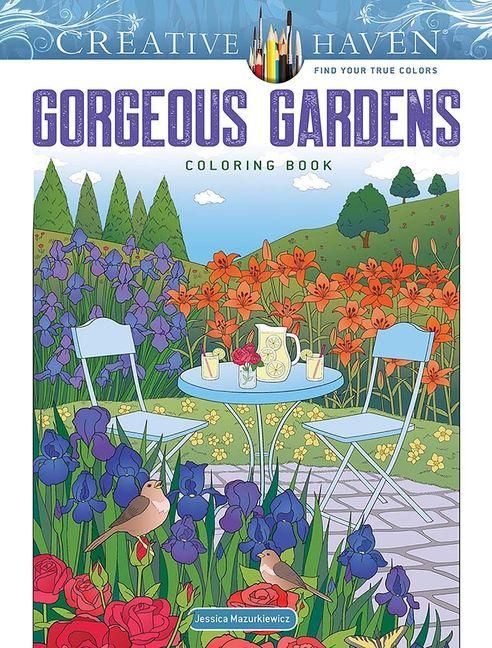 Produktbild: Creative Haven Gorgeous Gardens Coloring Book