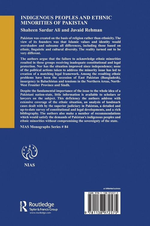 Produktbild: Indigenous Peoples and Ethnic Minorities of Pakistan