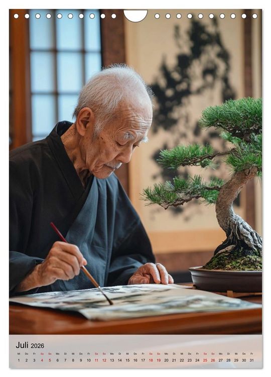 Produktbild: Die stille Kraft des Bonsai (Wandkalender 2026 DIN A4 hoch), CALVENDO Monatskalender