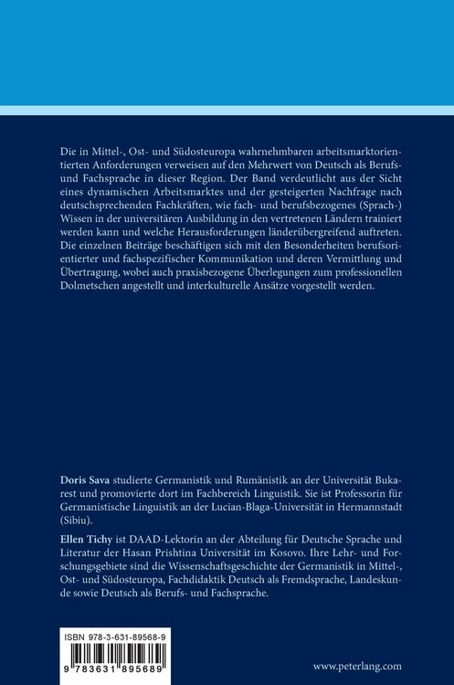 Produktbild: Deutsch als arbeitsmarktrelevante Zusatzqualifikation in Mittel-, Ost- und S&uuml;dosteuropa