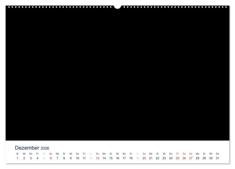 Produktbild: Farbiger Bastelkalender (Wandkalender 2026 DIN A2 quer), CALVENDO Monatskalender