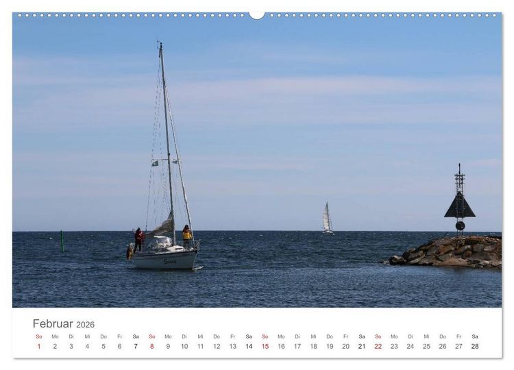Produktbild: Segelboote in S&uuml;dschwedens Sch&auml;ren (Wandkalender 2026 DIN A2 quer), CALVENDO Monatskalender