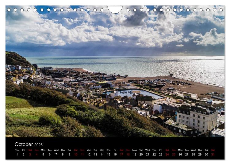 Produktbild: Photographs of Hastings and St Leonards (Wall Calendar 2026 DIN A4 landscape), CALVENDO 12 Month Wall Calendar