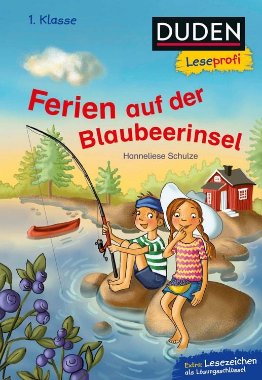 Produktbild: Duden Leseprofi &ndash; Ferien auf der Blaubeerinsel, 1. Klasse
