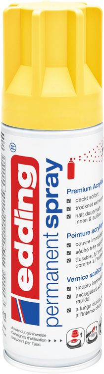 Produktbild: 5200 Permanent Spray, verkehrsgelb matt, 200ml Premium Acryllack