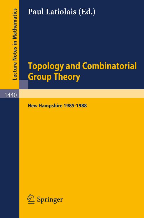 Produktbild: Topology and Combinatorial Group Theory
