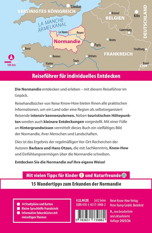Produktbild: Reise Know-How Reisef&uuml;hrer Normandie