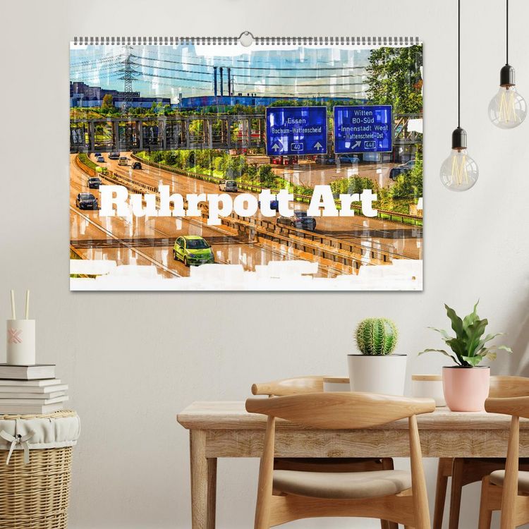 Produktbild: Ruhrpott Art (Wandkalender 2026 DIN A2 quer), CALVENDO Monatskalender