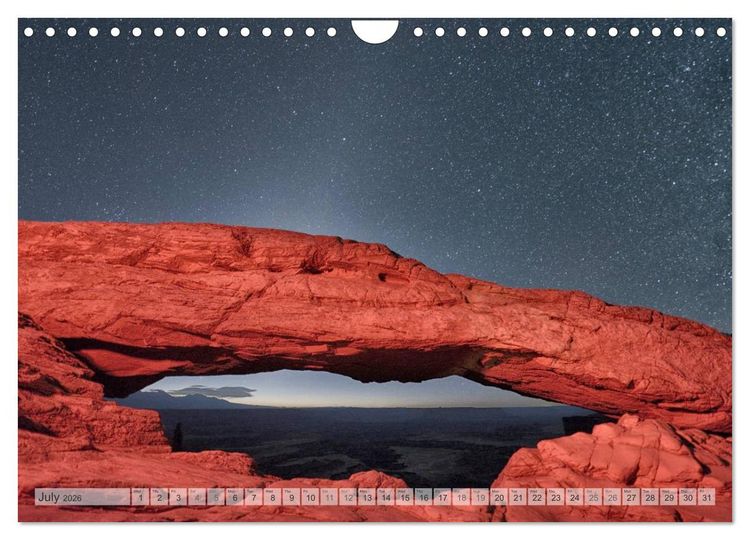 Produktbild: CANYONLAND USA Christian Heeb / UK Version (Wall Calendar 2026 DIN A4 landscape), CALVENDO 12 Month Wall Calendar