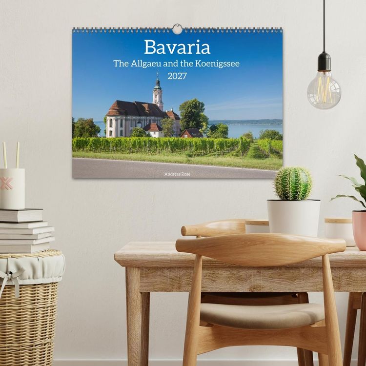 Produktbild: Bavaria.The Allgaeu and the Koenigssse (Wall Calendar 2027 DIN A3 landscape), CALVENDO 12 Month Wall Calendar