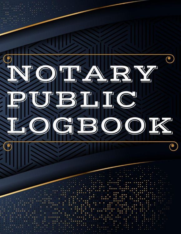 Produktbild: Notary Public Log Book