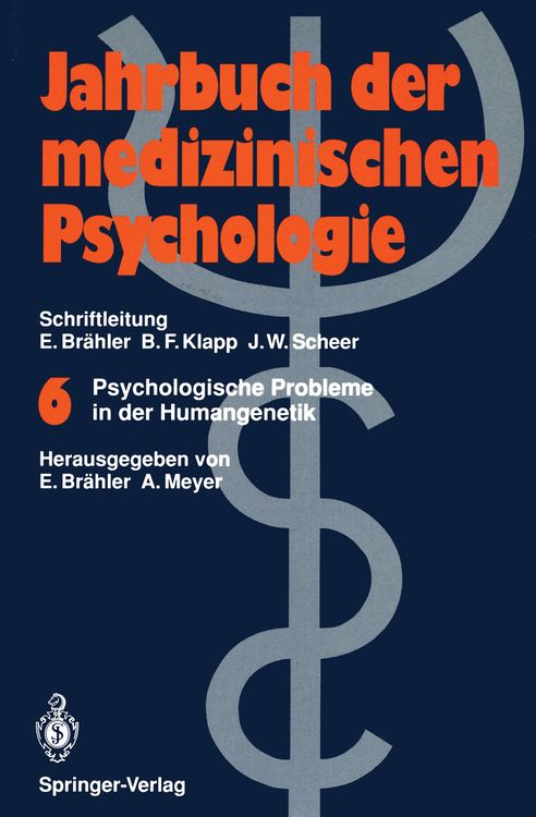 Produktbild: Psychologische Probleme in der Humangenetik
