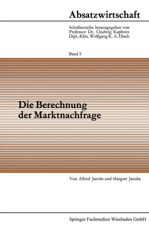 Produktbild: Die Berechnung der Marktnachfrage