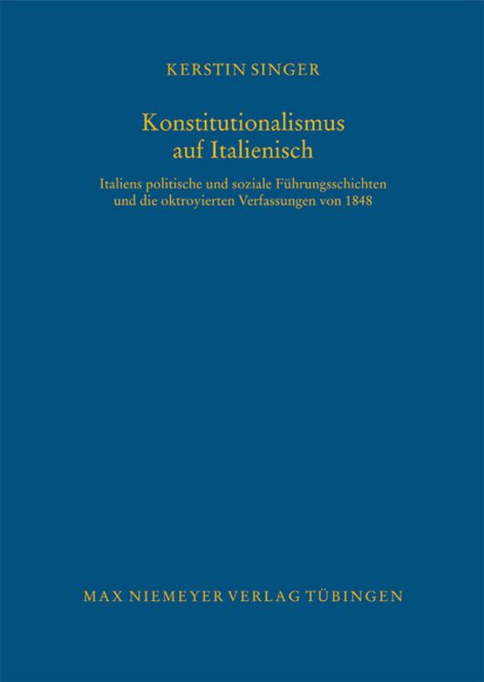 Produktbild: Konstitutionalismus auf Italienisch