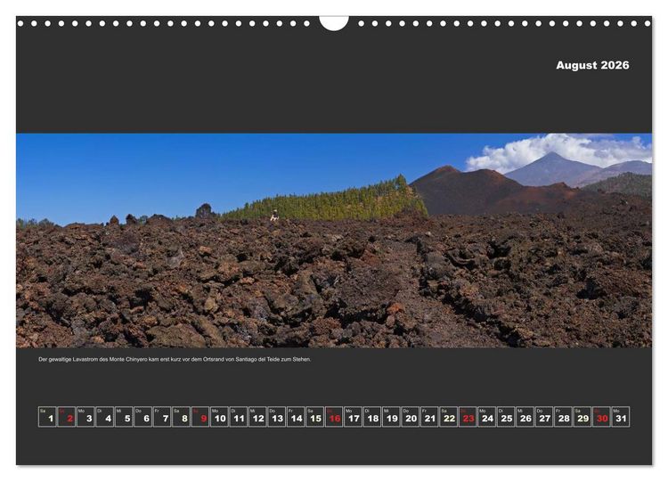 Produktbild: Teneriffa im Panorama (Wandkalender 2026 DIN A3 quer), CALVENDO Monatskalender