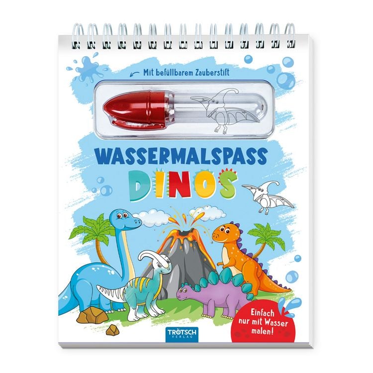 Produktbild: Tr&ouml;tsch Wassermalspa&szlig; mit Zauberstift Dinosaurier