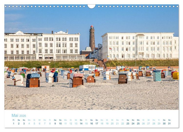 Produktbild: Moin Borkum (Wandkalender 2026 DIN A3 quer), CALVENDO Monatskalender