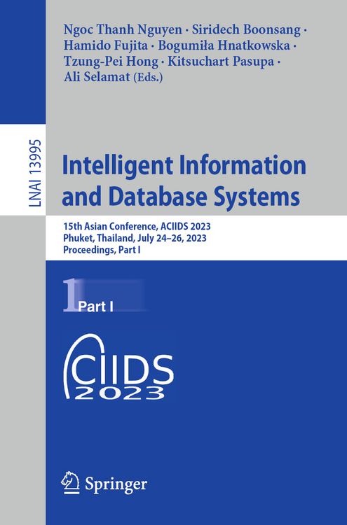 Produktbild: Intelligent Information and Database Systems