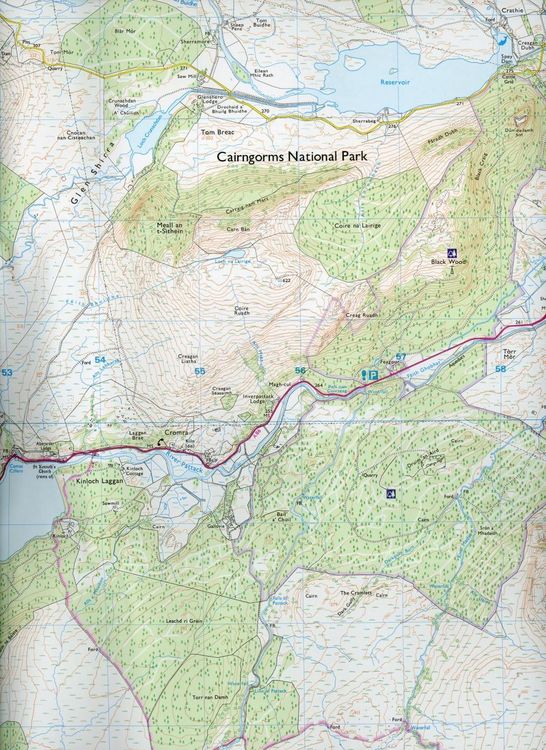 Produktbild: Loch Laggan & Creag Meagaidh, Corrieyairack Pass