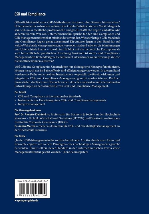 Produktbild: CSR und Compliance