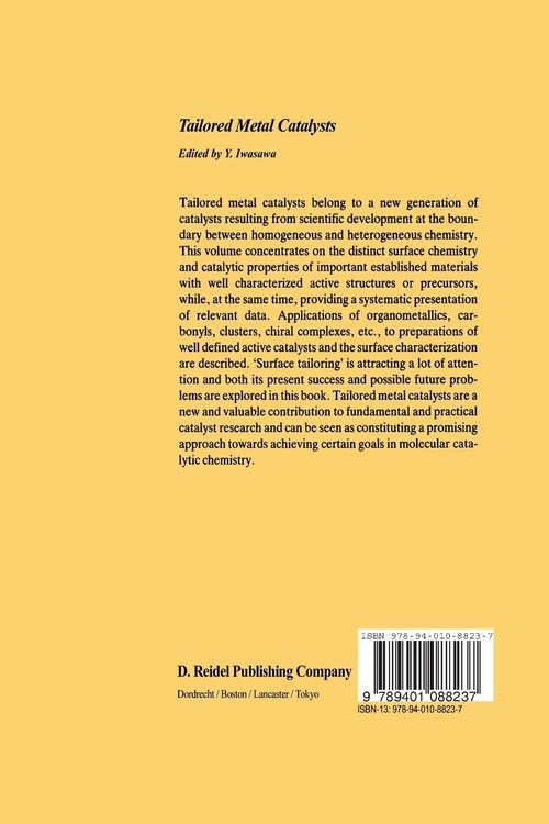Produktbild: Tailored Metal Catalysts