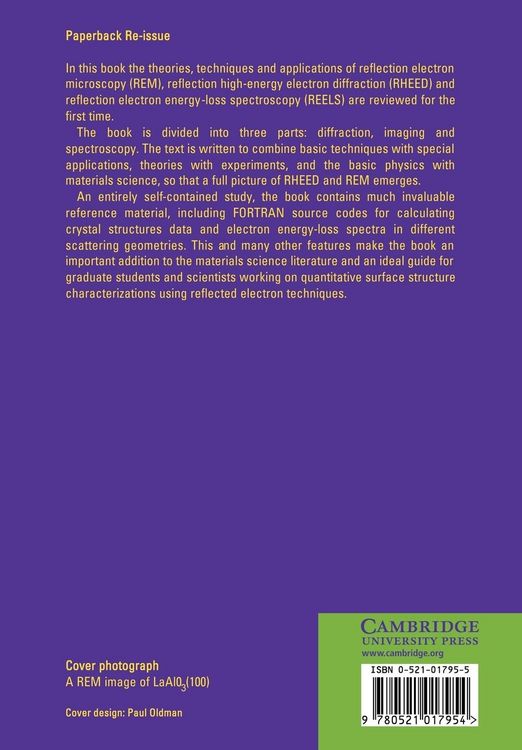 Produktbild: Reflection Electron Microscopy and Spectroscopy for Surface Analysis