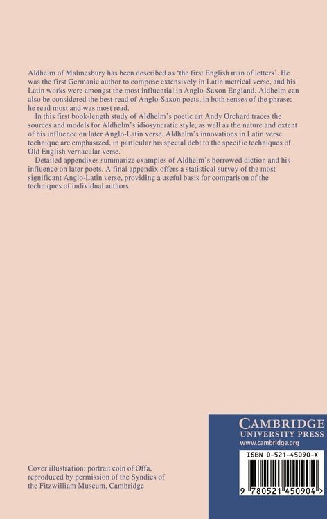 Produktbild: The Poetic Art of Aldhelm