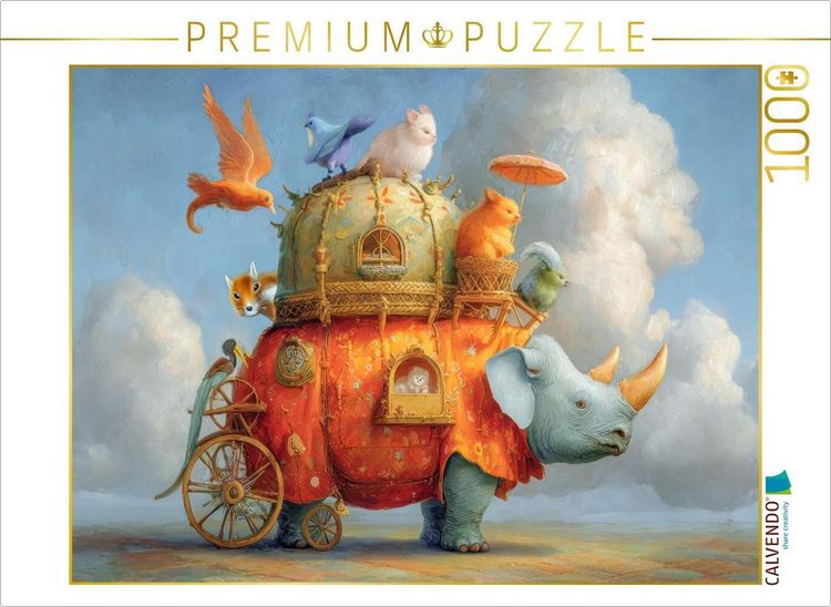 Produktbild: CALVENDO Puzzle Humorvolle Tiere | 1000 Teile Lege-Gr&ouml;&szlig;e 64x48cm Foto-Puzzle f&uuml;r gl&uuml;ckliche Stunden