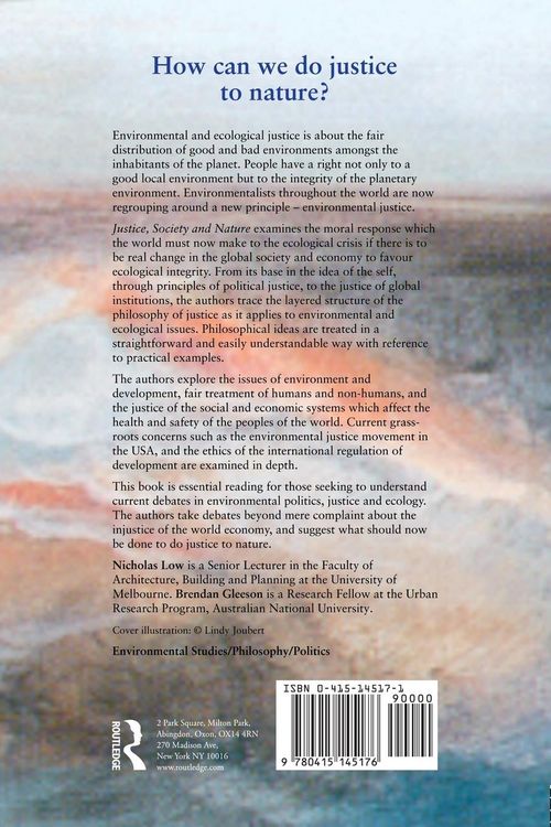 Produktbild: Justice, Society and Nature