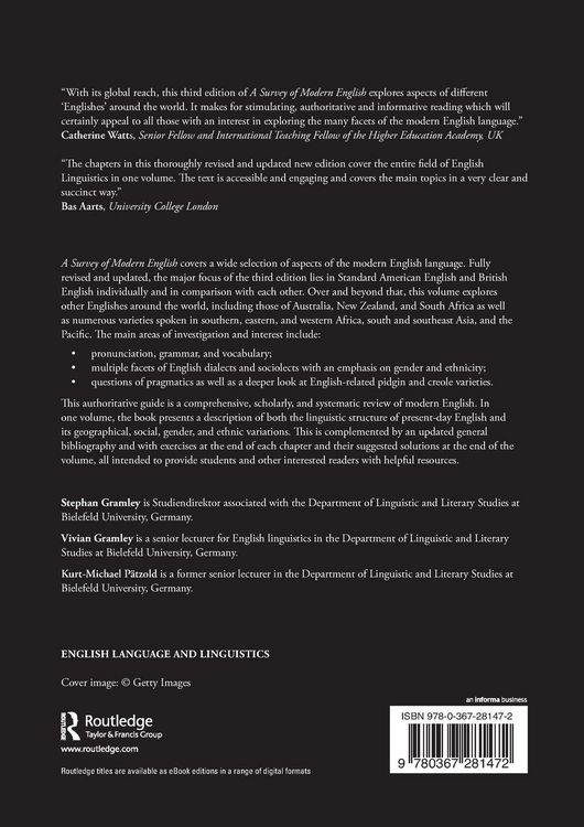 Produktbild: A Survey of Modern English