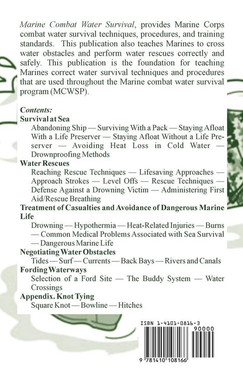 Produktbild: Marine Combat Water Survival