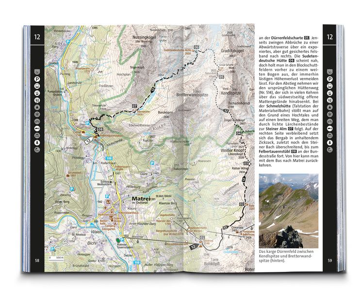 Produktbild: KOMPASS Wanderf&uuml;hrer Osttirol, Venediger- und Glocknergruppe, Defereggental, Lienzer Dolomiten, 50 Touren