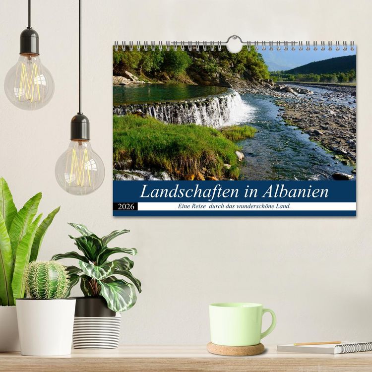 Produktbild: Landschaften in Albanien (Wandkalender 2026 DIN A4 quer), CALVENDO Monatskalender