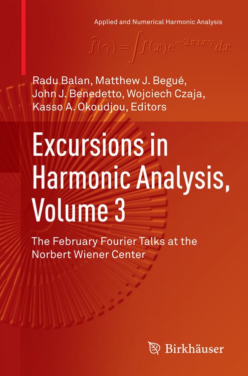 Produktbild: Excursions in Harmonic Analysis, Volume 3